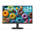 Monitor Philips Full HD de 24 Pulgadas Sin Marco 100 Hz HDMI VGA