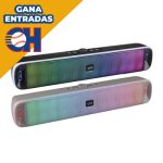 Bocina Portátil Tipo Barra CE-B383  Luces RGB, Bluetooth 5.3 y Manos Libres