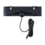 Antena Plana HD para Interior con Ventosas  Alta Fidelidad y Recepción Mejorada HDTV/VHF/UHF