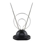 Antena de Conejo Universal con Anillos Metálicos  Alta Recepción HDTV/VHF/UHF