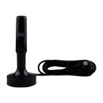 Antena de interior HD con Base Magnética y con Cable Coaxial de 3 Metros