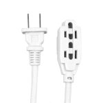 Extensión Eléctrica Hogar Y Oficina 10 Metros Color Blanco