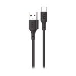 Cable USB a Tipo C Negro 1 metro 2.4 A