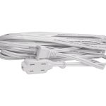 Extensión Eléctrica Hogar Y Oficina 5 Metros Color Blanco