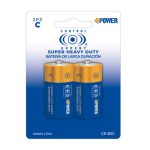 Pilas Tipo C 12 Blister Carbón 1.5V Larga Duración