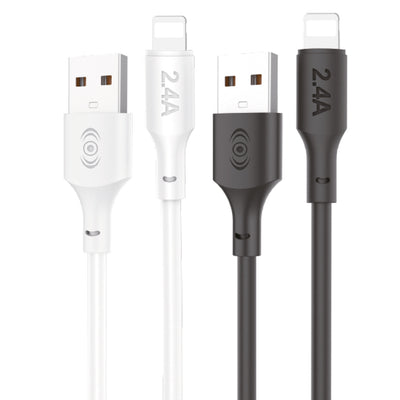 Cable USB a iPhone Negro 2 metros 2.4 A