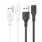 Cable USB a iPhone Negro 2 metros 2.4 A