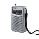Radio de Bolsillo Plateado AM FM