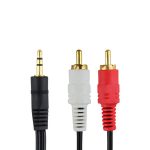 Cable de Audio y Video 3.5 mm a RCA  1.5 Metros