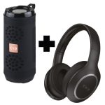 kit de Audífonos Bluetooth con Cancelación de Ruido CE-AD14 + Bocina Portátil CE-B617