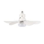Foco Ventilador de techo con luz LED 30w con Control remoto