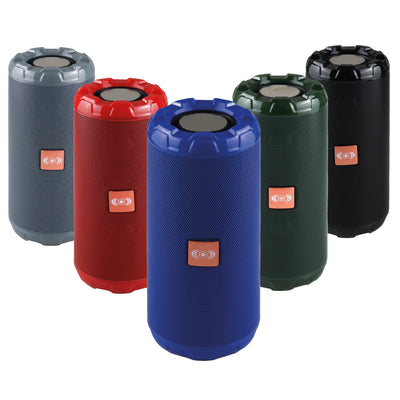 Mini Bocina Bluetooth con Varias Entradas: USB, Auxiliar y Tarjeta SD Colores Varios